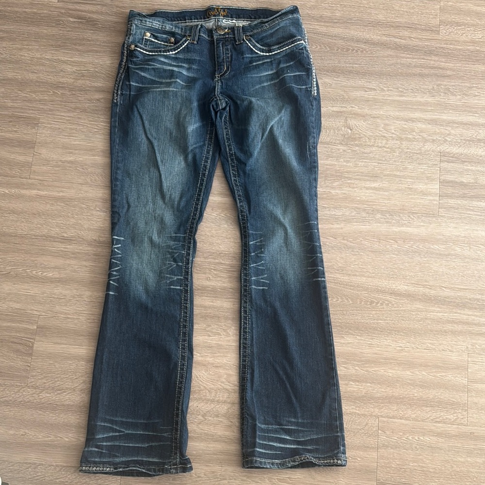Cruel Girl Dark Blue Boot Cut Women's Jeans 
Size 11L